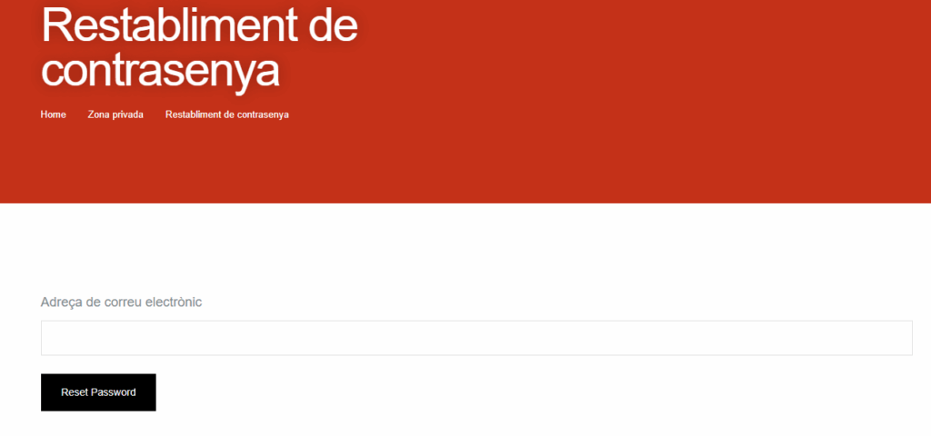Restabliment Contrasenya